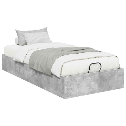 vidaXL Ottoman Bed Frame Concrete Grey 80.5 x 200 cm Engineered Wood 3