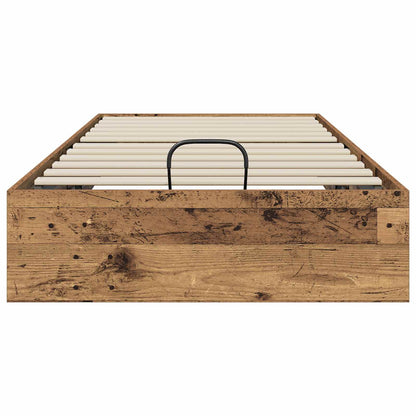vidaXL Ottoman Bed Frame Old Wood 80.5 x 200 cm Engineered Wood 5