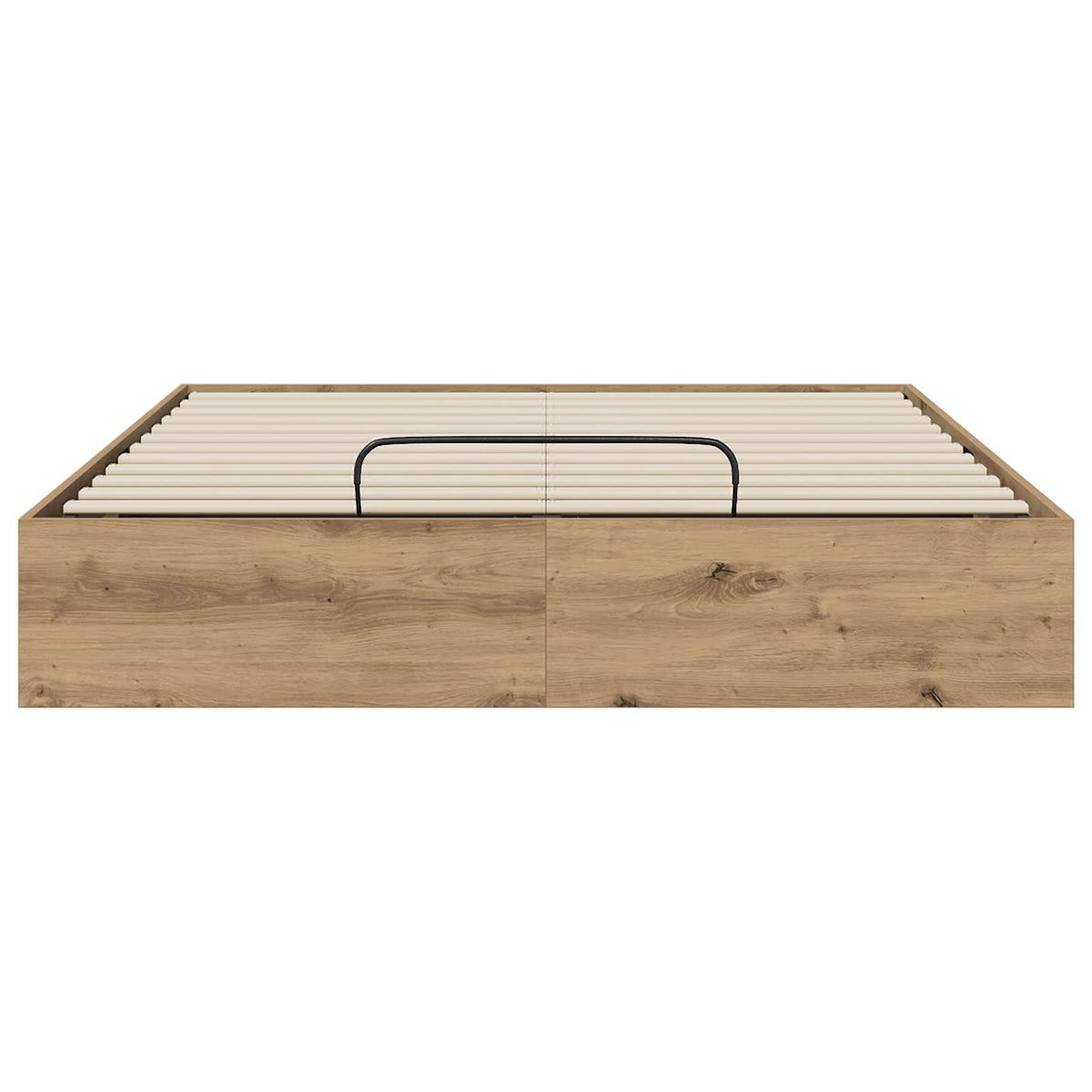 vidaXL Ottoman Bed Frame Artisan Oak 135 x 190 cm Engineered Wood 5