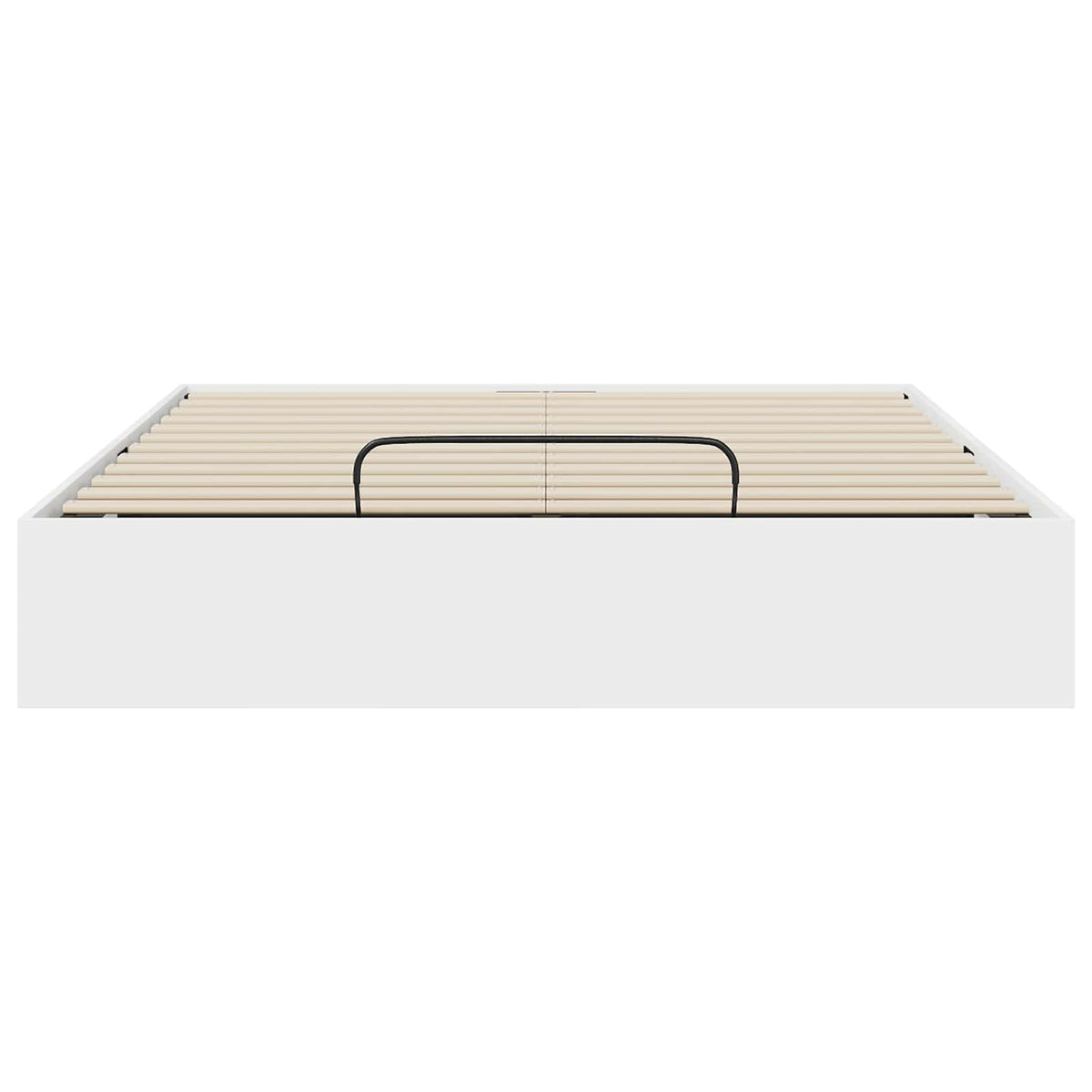 vidaXL Ottoman Bed Frame White 120 x 200 cm Engineered Wood 5