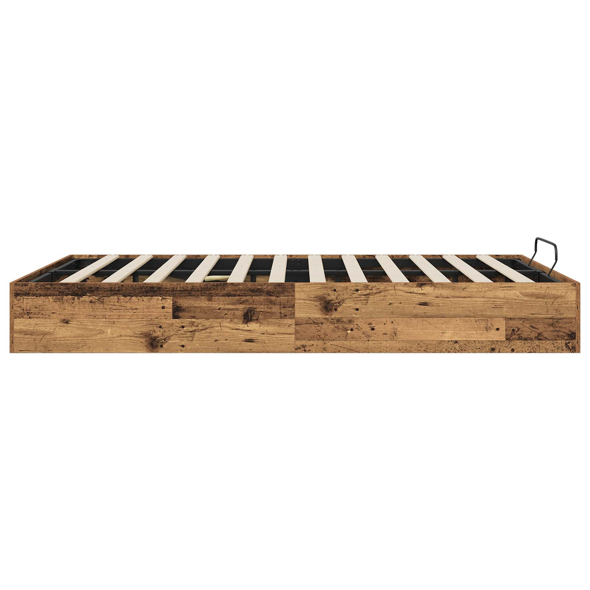 vidaXL Ottoman Bed Frame Old Wood 120 x 200 cm Engineered Wood 6