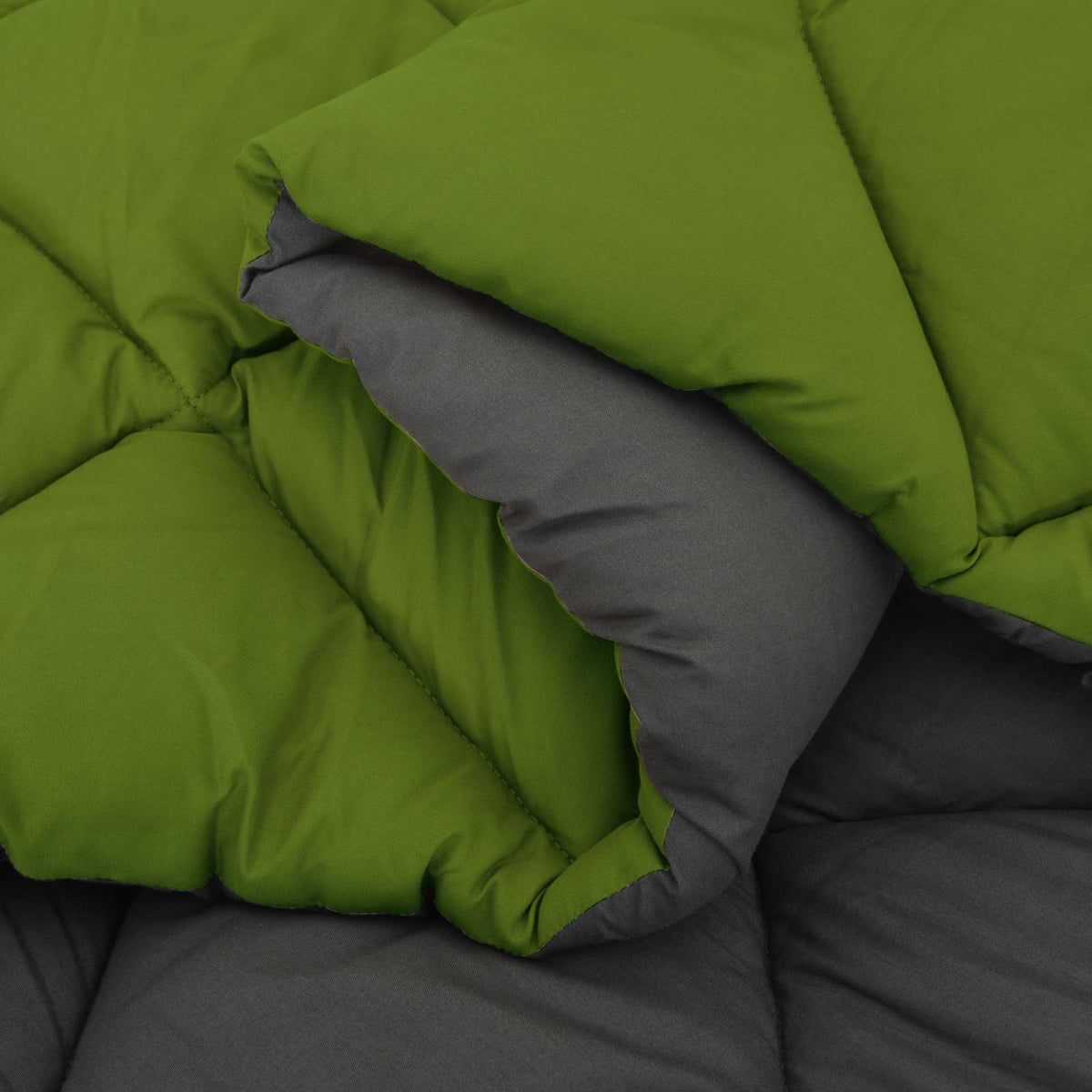 Summer Duvet Summer 200 gsm Length 260 cm Green and anthracite 220 cm