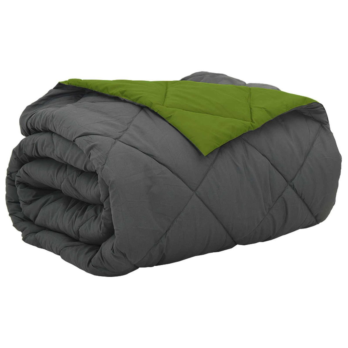 Summer Duvet Summer 200 gsm Length 260 cm Green and anthracite 220 cm