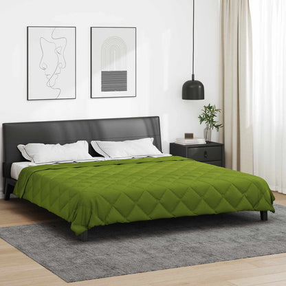 Full Year Duvet Microfiber Length 260 cm Green 220 cm