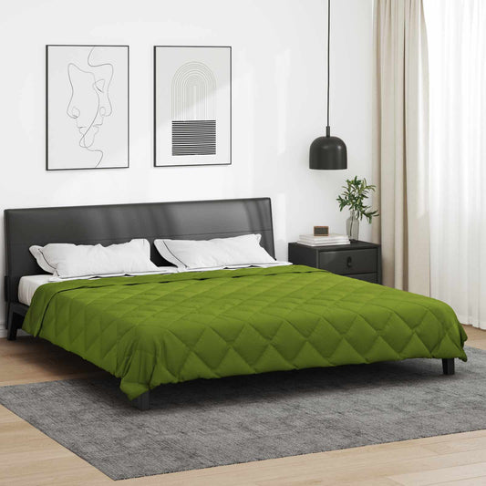 Full Year Duvet Microfiber Length 260 cm Green 220 cm