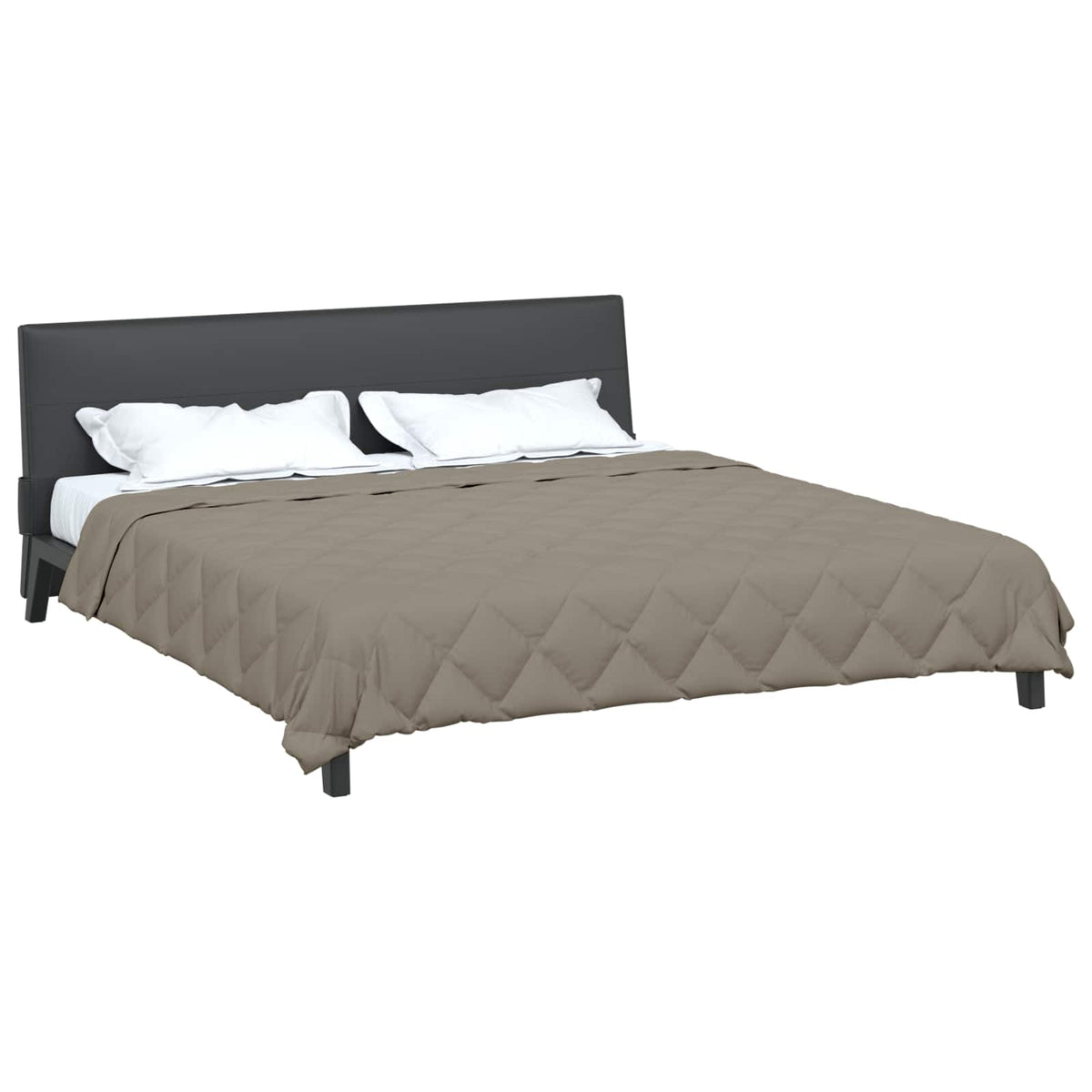 Full Year Duvet Microfiber Length 260 cm Light grey 240 cm