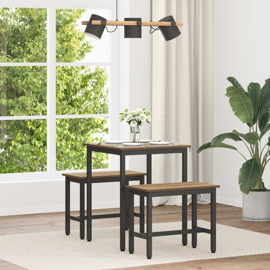 Dining Tables Engineered Wood Artisan Oak 60 cm 60 cm