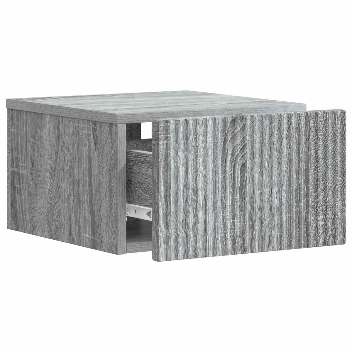Wall-Mounted Bedside Cabinet 33 x 34.5 x 20 cm Grey sonoma