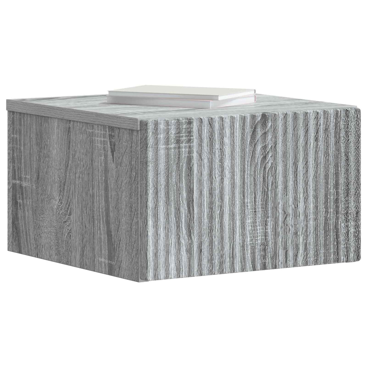 Wall-Mounted Bedside Cabinet 33 x 34.5 x 20 cm Grey sonoma