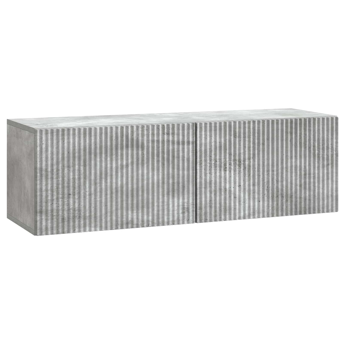 Wall-Mounted TV Cabinet 98 x 31 x 30 cm Concrete grey