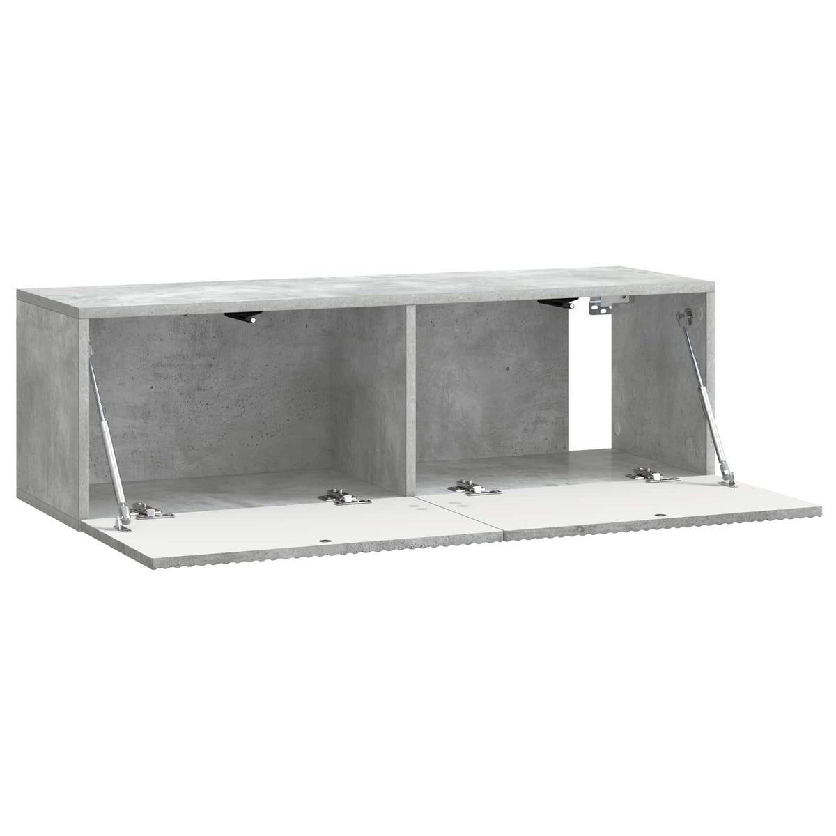 Wall-Mounted TV Cabinet 98 x 31 x 30 cm Concrete grey