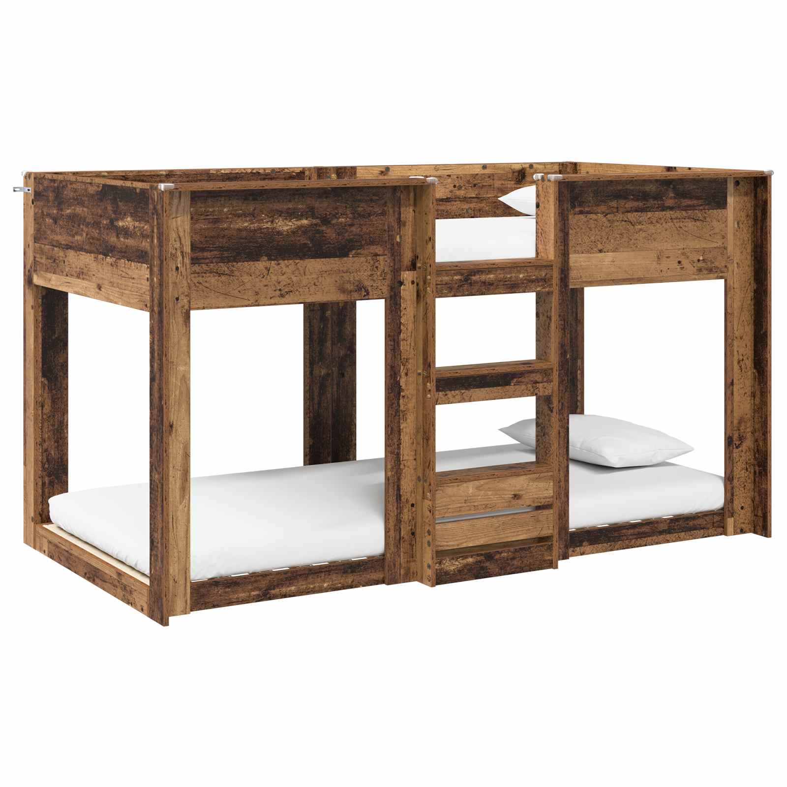 vidaXL Bunk Bed for Kids Old Wood 75 x 190 cm Engineered Wood 2