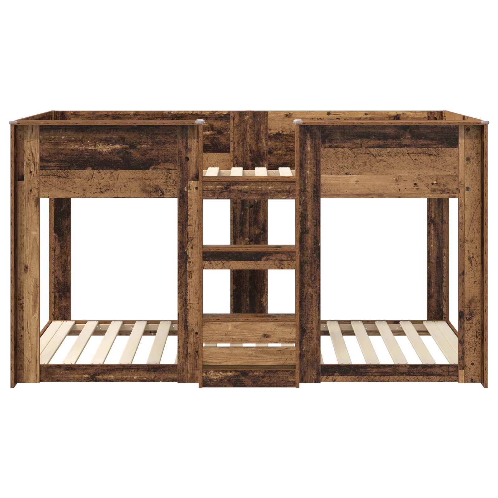 vidaXL Bunk Bed for Kids Old Wood 75 x 190 cm Engineered Wood 5