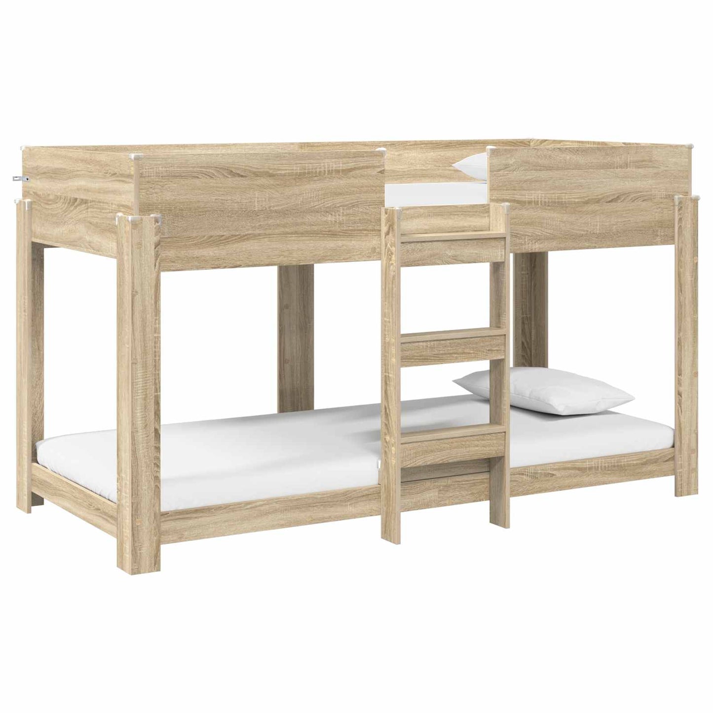 vidaXL Bunk Bed for Kids Sonoma Oak 90 x 200 cm Engineered Wood 2