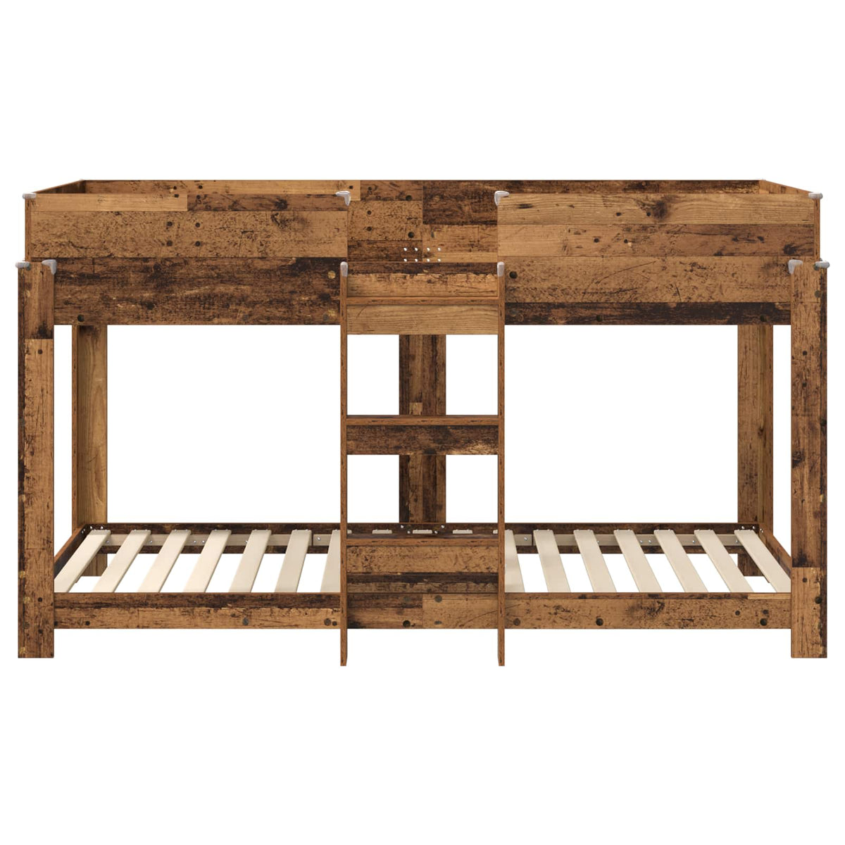 vidaXL Bunk Bed for Kids Old Wood 90 x 200 cm Engineered Wood 5