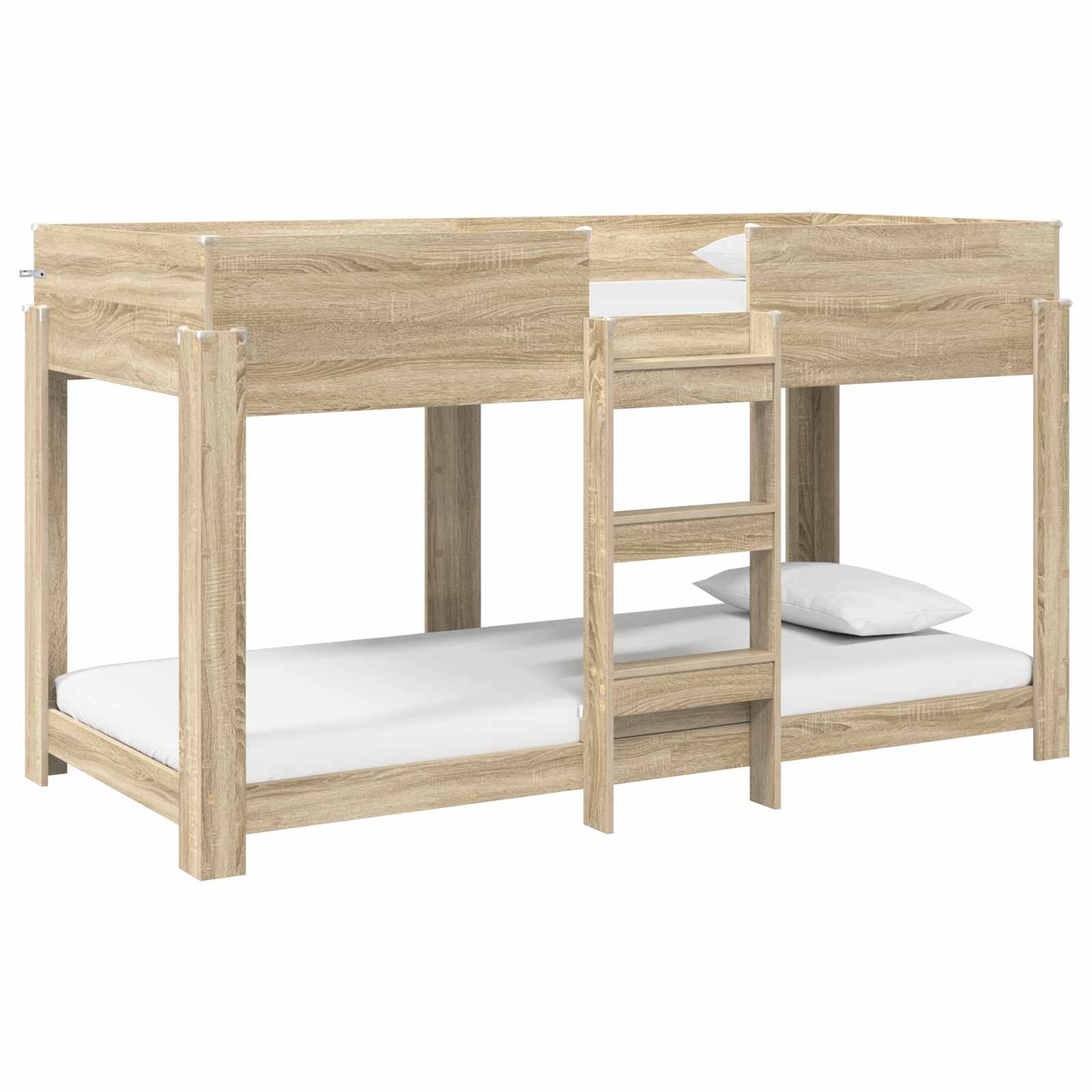 vidaXL Bunk Bed for Kids Sonoma Oak 80 x 200 cm Engineered Wood 2
