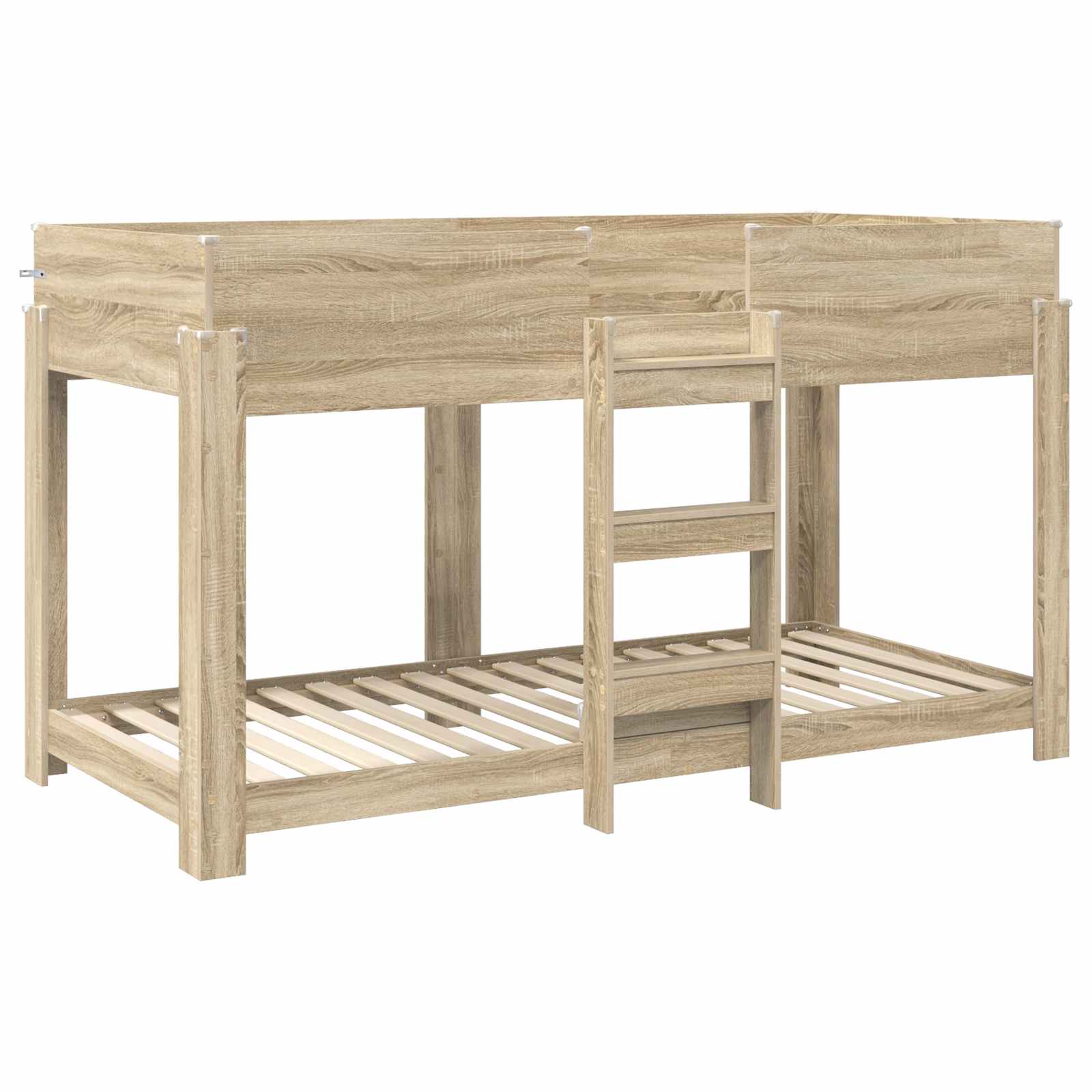 vidaXL Bunk Bed for Kids Sonoma Oak 80 x 200 cm Engineered Wood 4