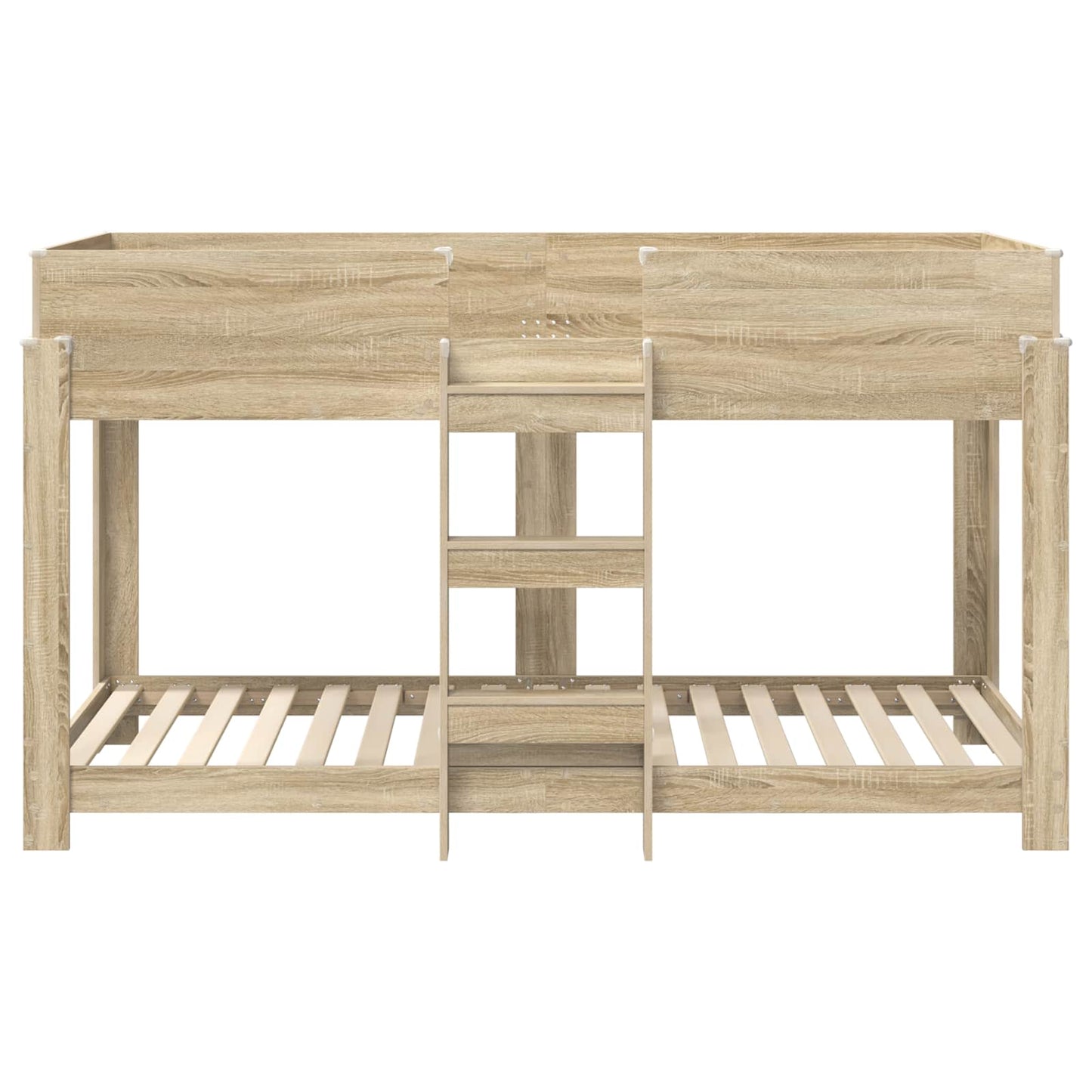 vidaXL Bunk Bed for Kids Sonoma Oak 80 x 200 cm Engineered Wood 5