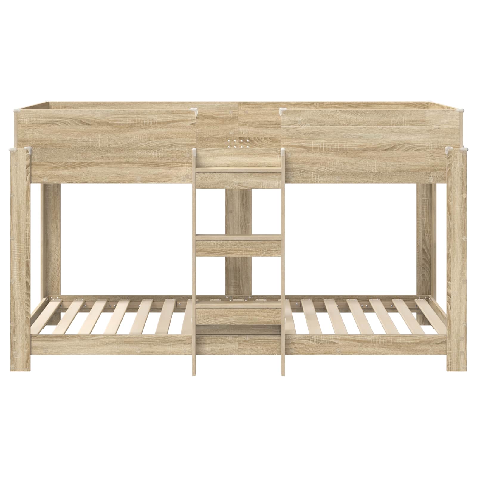 vidaXL Bunk Bed for Kids Sonoma Oak 80 x 200 cm Engineered Wood 5