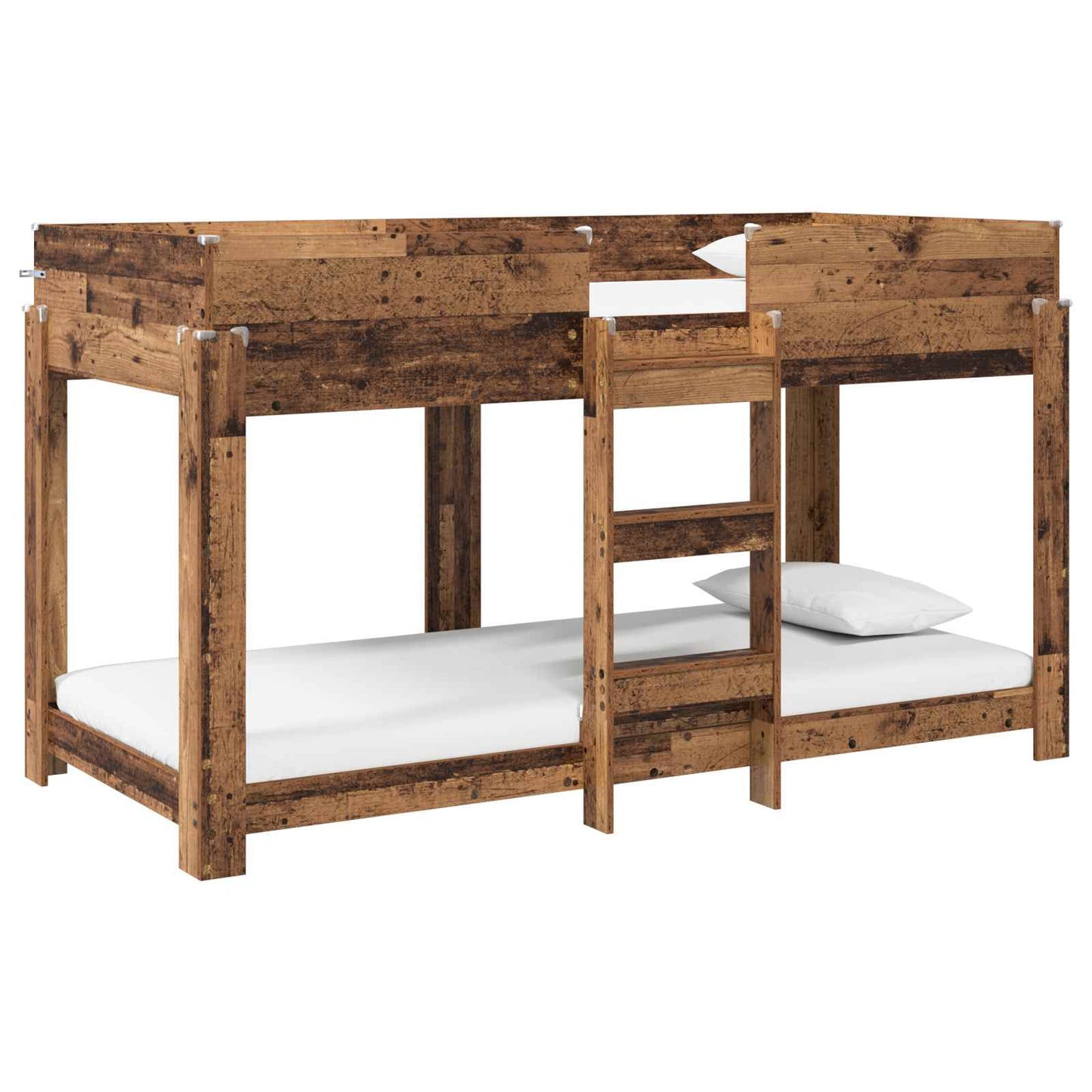 vidaXL Bunk Bed for Kids Old Wood 90 x 190 cm Engineered Wood 2