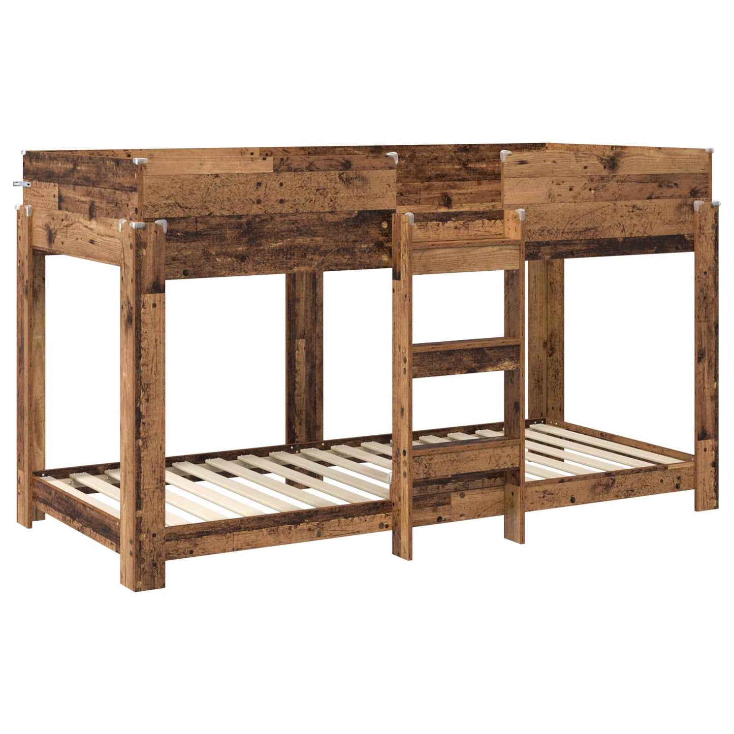 vidaXL Bunk Bed for Kids Old Wood 90 x 190 cm Engineered Wood 4