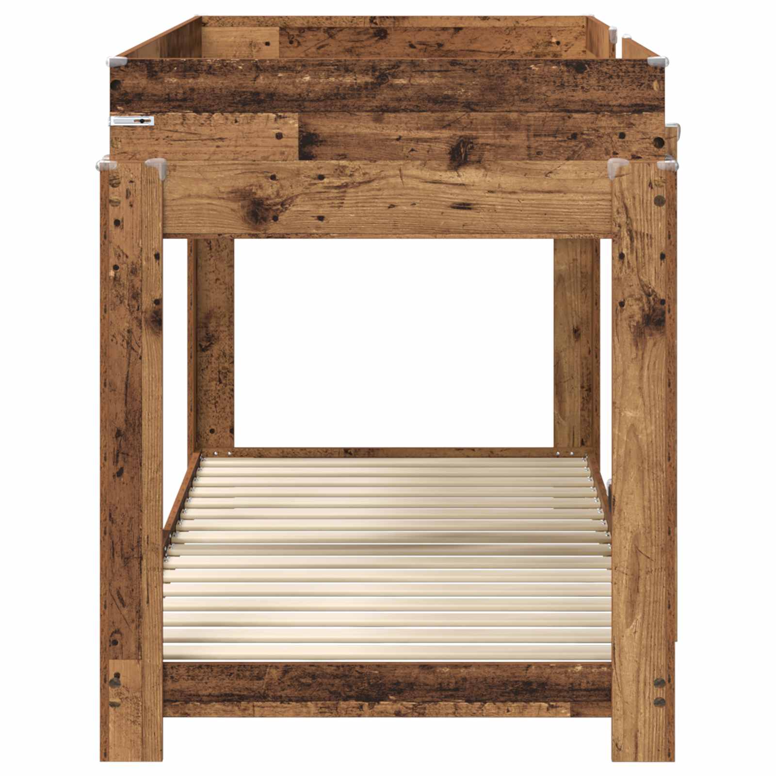 vidaXL Bunk Bed for Kids Old Wood 90 x 190 cm Engineered Wood 6