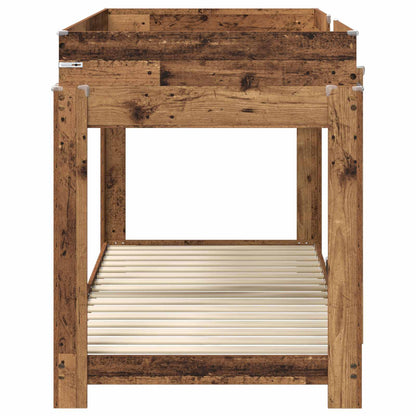 vidaXL Bunk Bed for Kids Old Wood 90 x 190 cm Engineered Wood 6