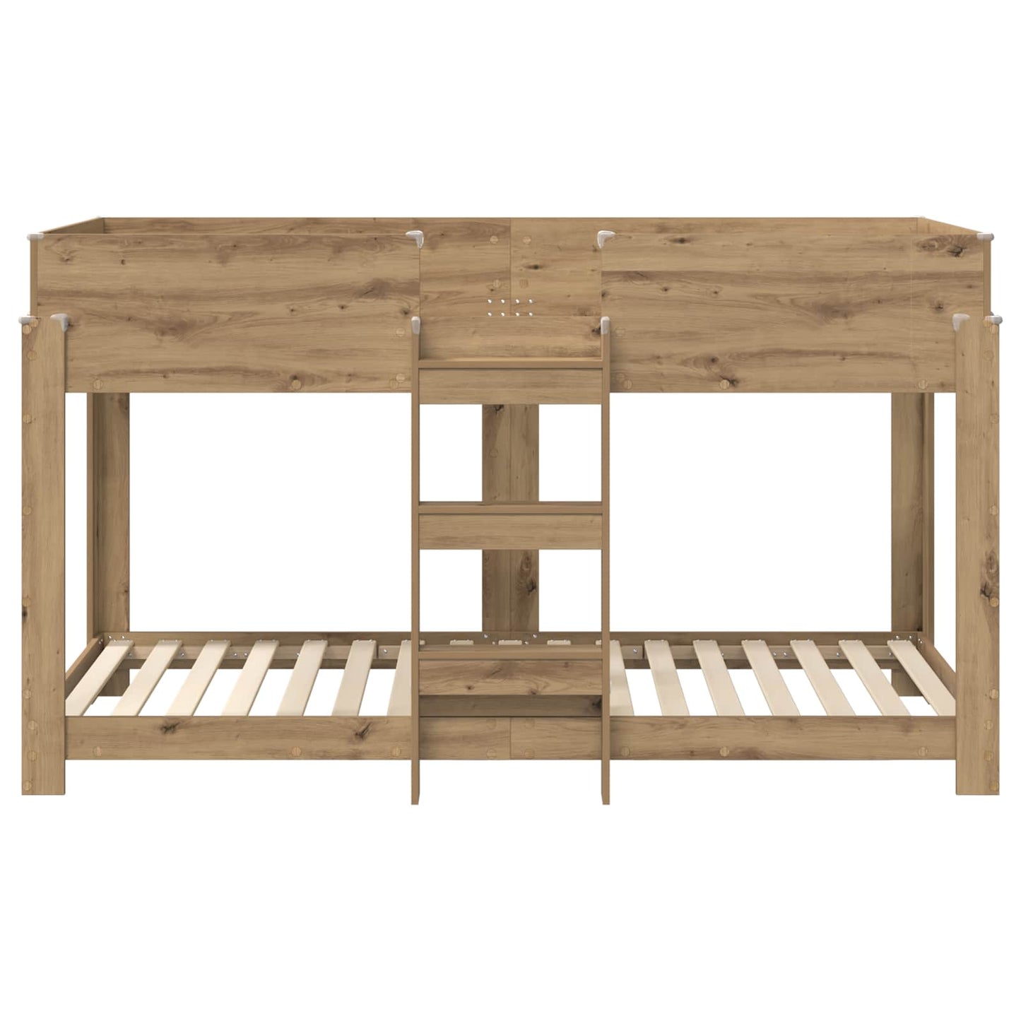 vidaXL Bunk Bed for Kids Artisan Oak 90 x 190 cm Engineered Wood 5