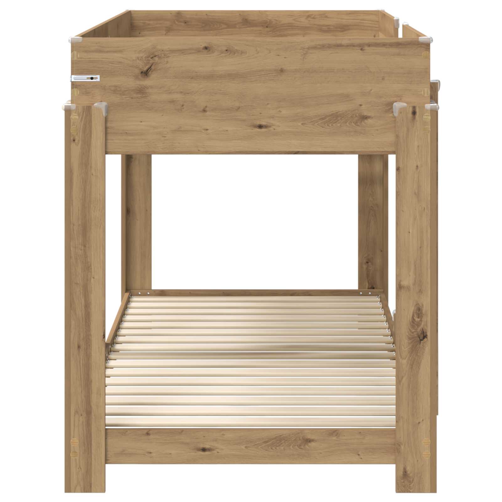 vidaXL Bunk Bed for Kids Artisan Oak 90 x 190 cm Engineered Wood 6