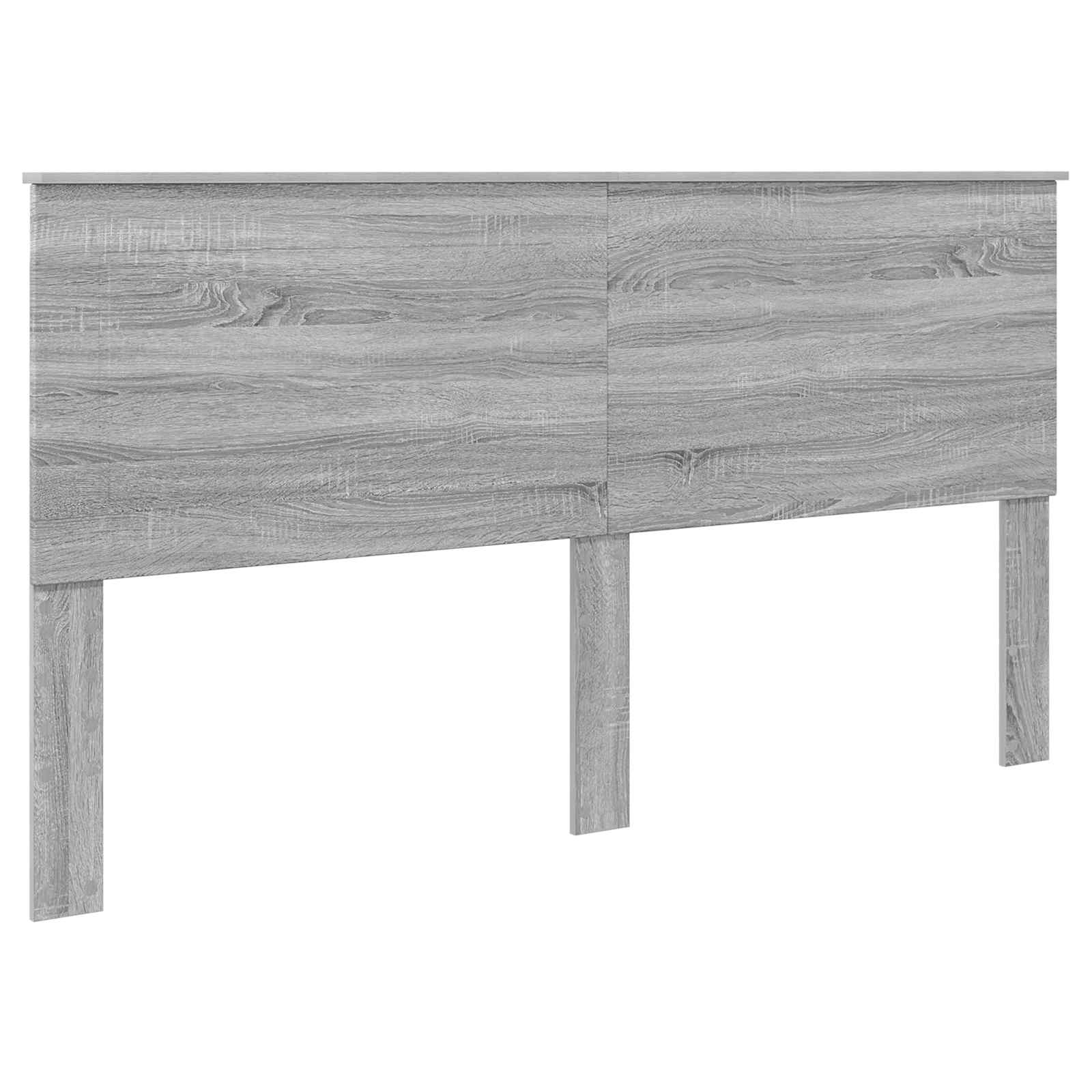 vidaXL Bed Frame Grey Sonoma 200 x 200 cm Solid Pine Wood 6