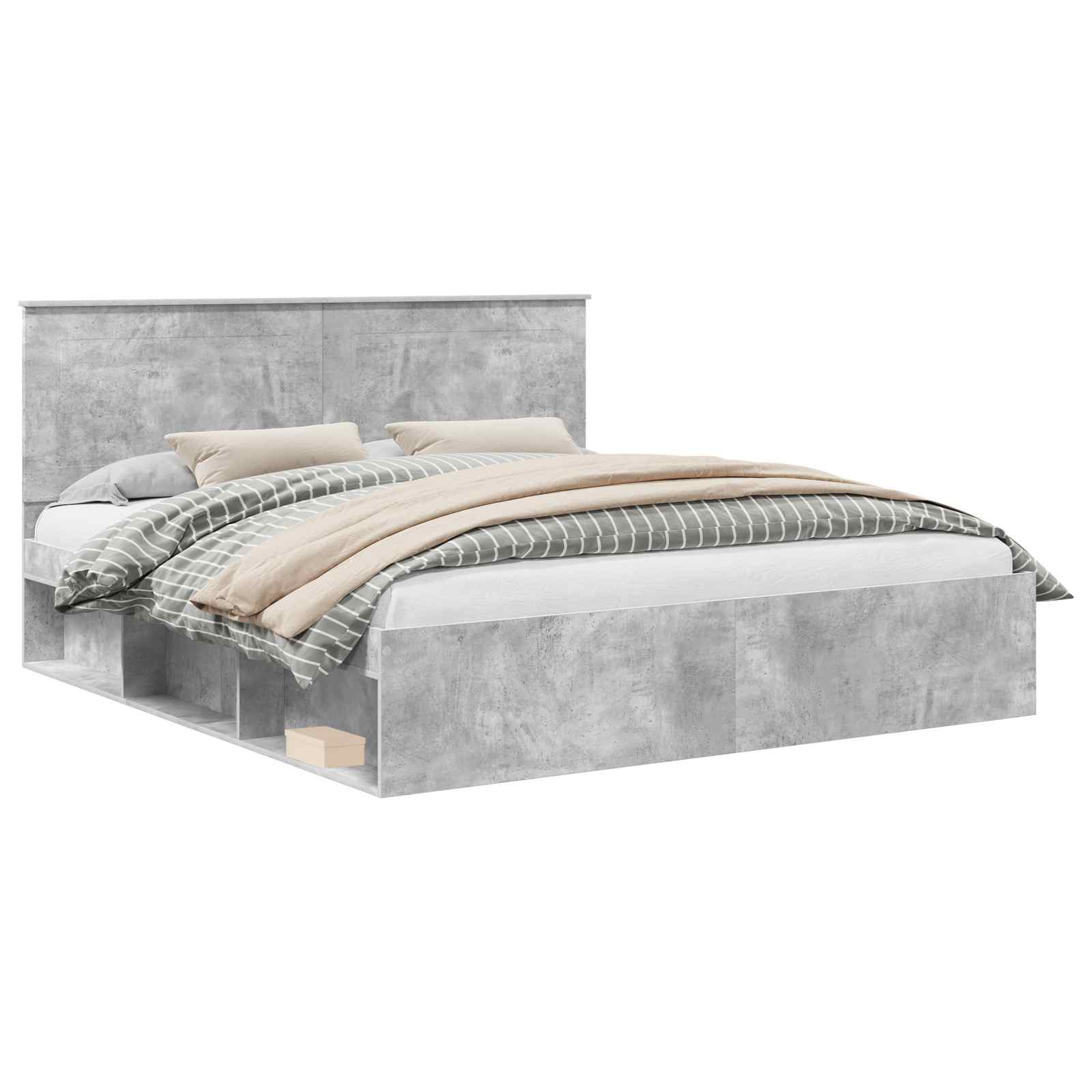 vidaXL Bed Frame with Headboard Concerte 180 x 200 cm Solid Pine Wood 2