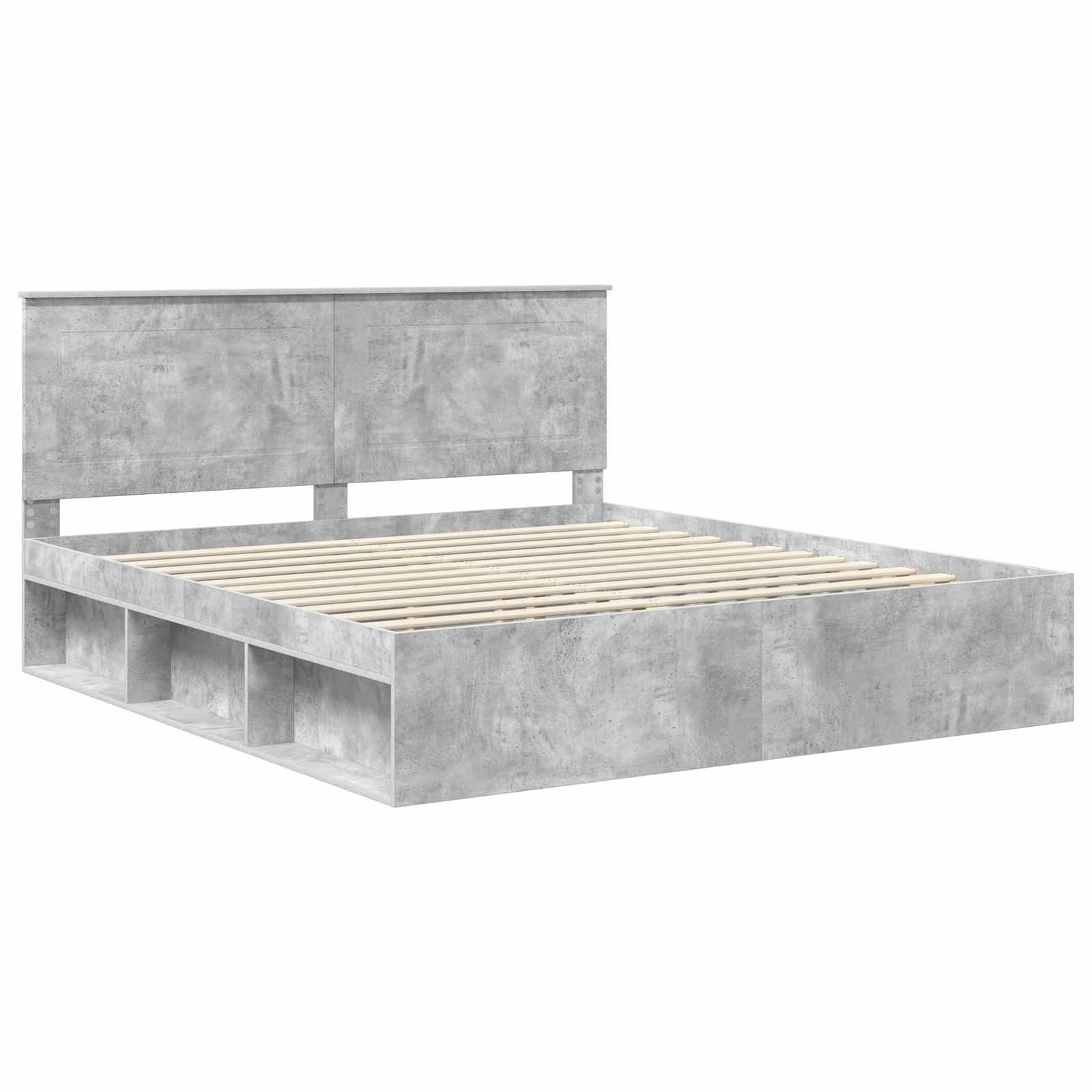 vidaXL Bed Frame with Headboard Concerte 180 x 200 cm Solid Pine Wood 4