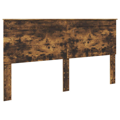 vidaXL Bed Frame Smoked Oak 180 x 200 cm Solid Pine Wood 6