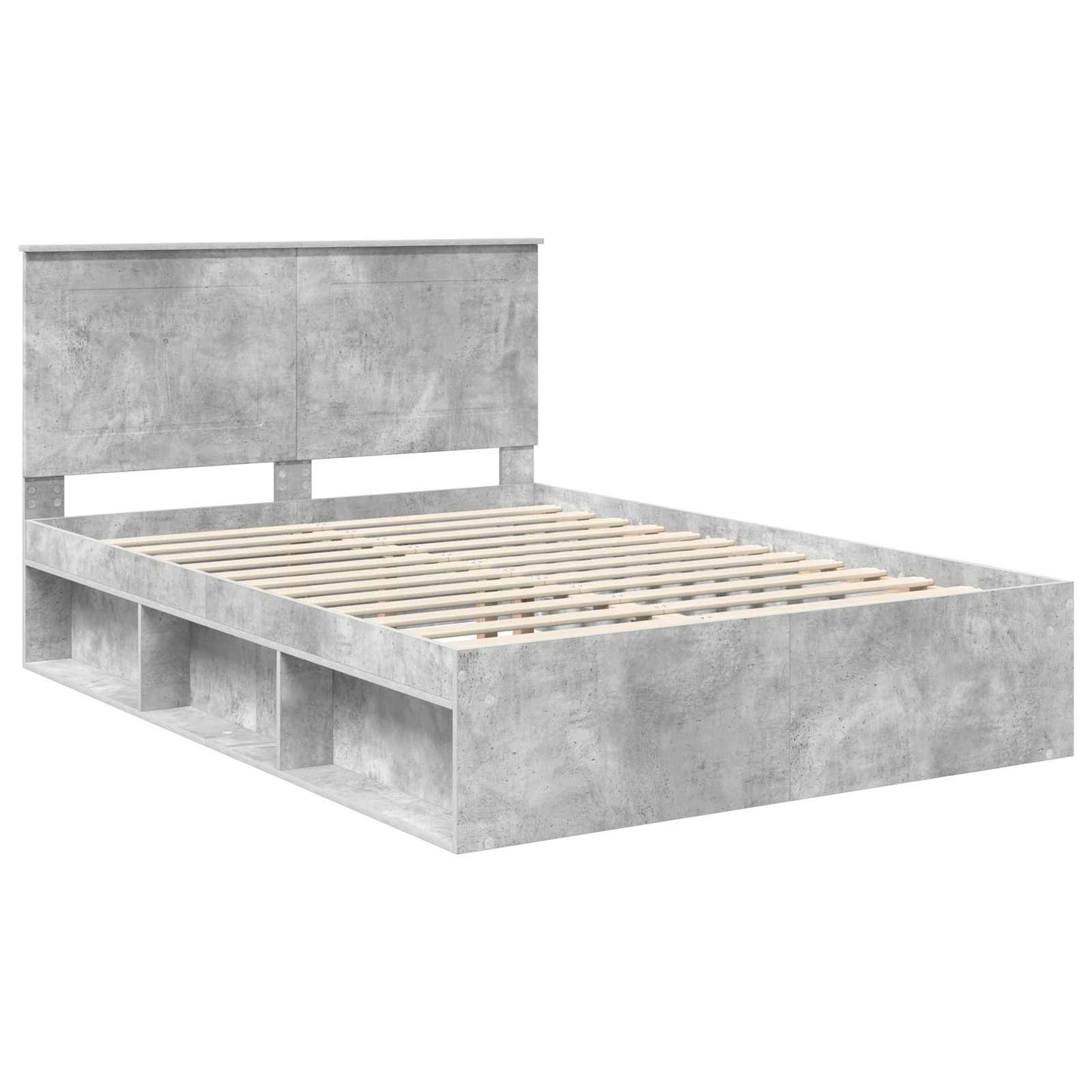 vidaXL Bed Frame with Headboard Concerte 160 x 200 cm Solid Pine Wood 4