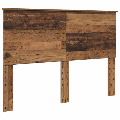 vidaXL Bed Frame with Drawer Old Wood 150 x 200 cm Solid Pine Wood 6