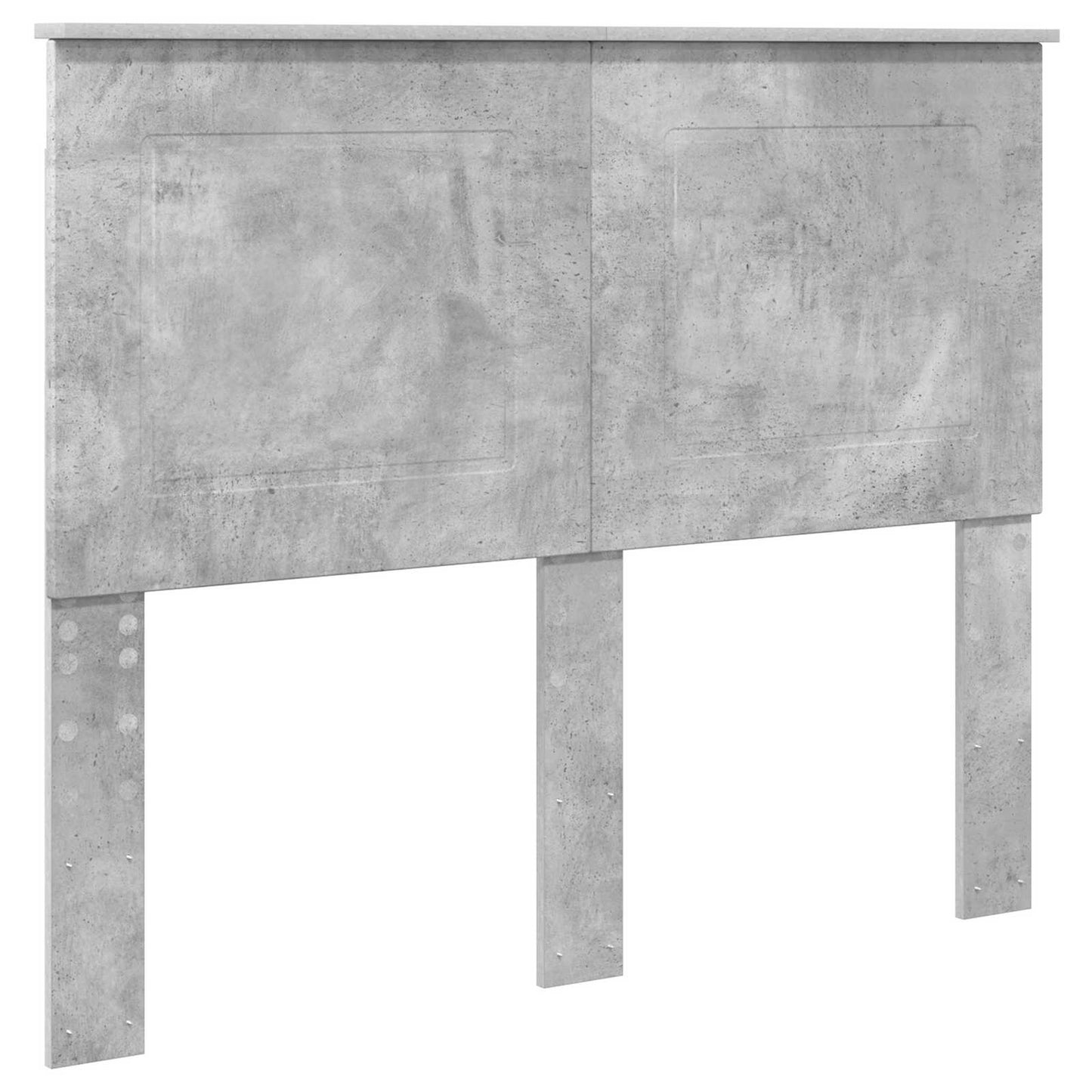 vidaXL Bed Frame Plain Concerte Grey 135 x 190 cm Solid Pine Wood 6