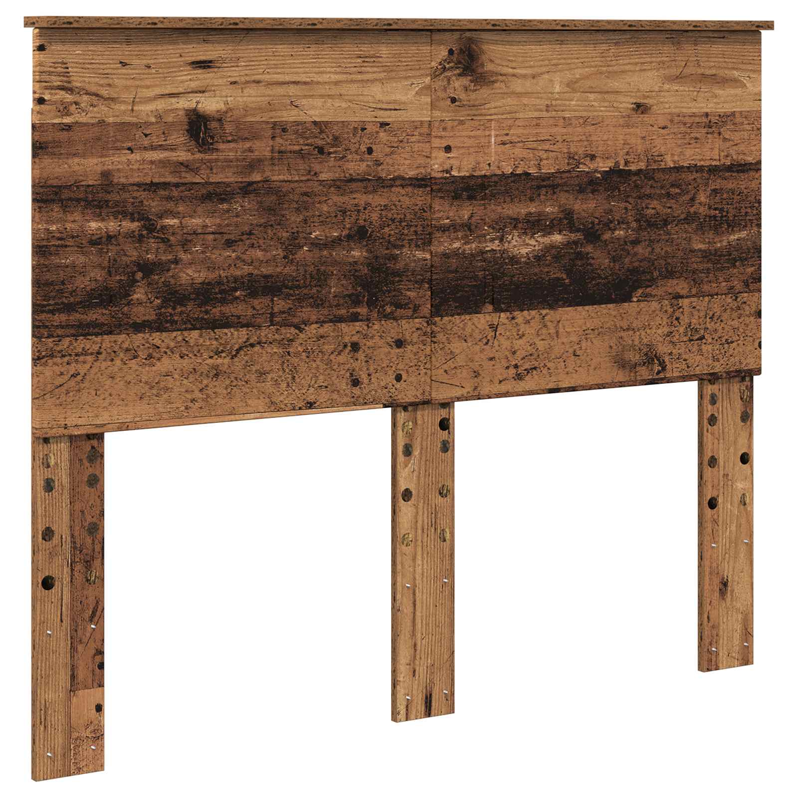 vidaXL Bed Frame with Drawer Old Wood 135 x 190 cm Solid Pine Wood 6