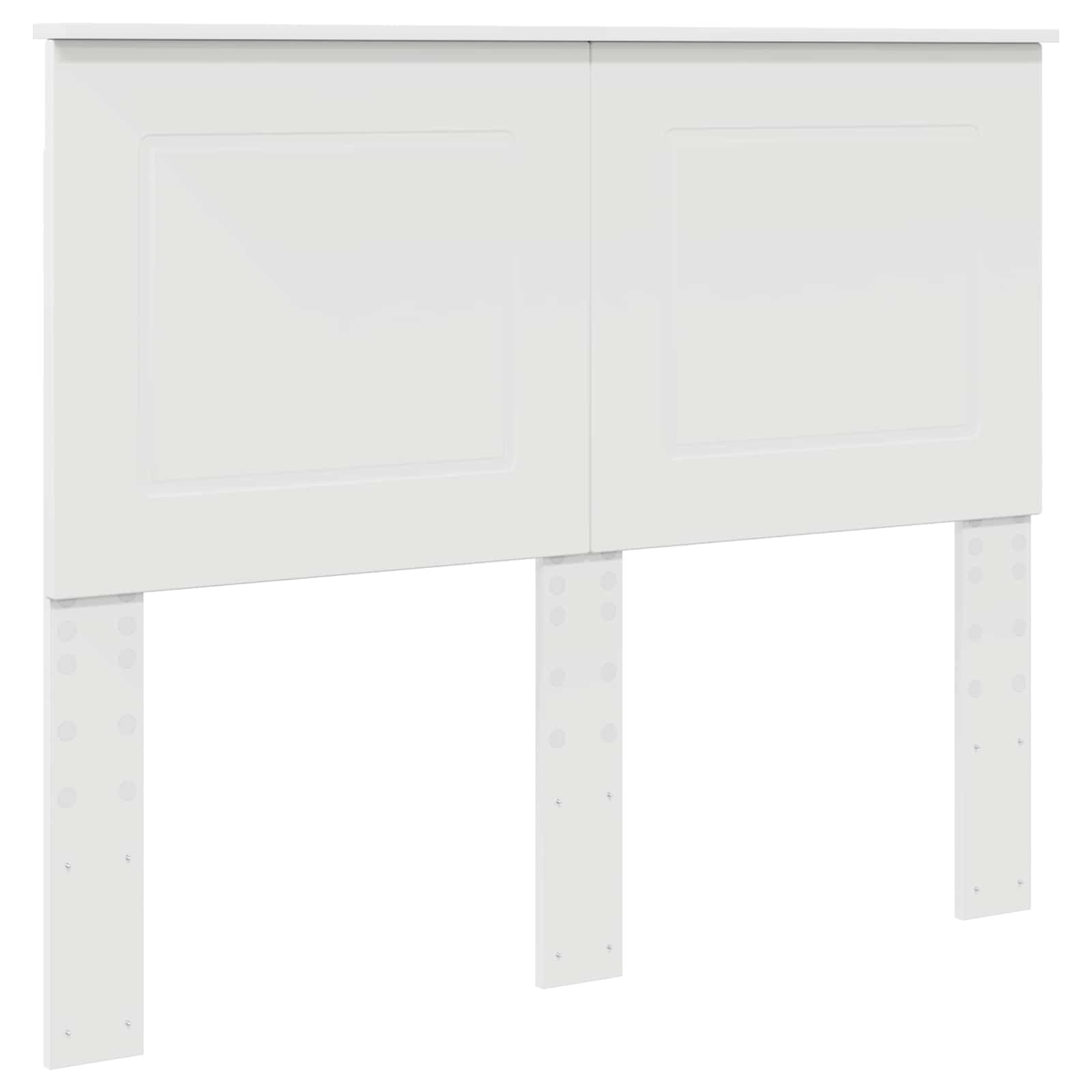 vidaXL Bed Frame with Headboard White 120 x 200 cm Solid Pine Wood 6