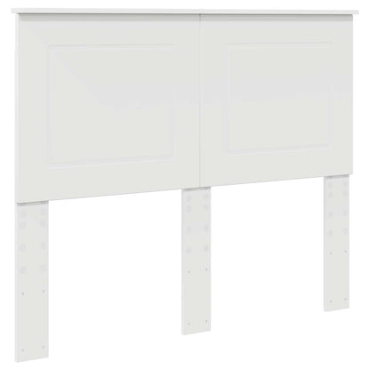 vidaXL Bed Frame with Headboard White 120 x 200 cm Solid Pine Wood 6