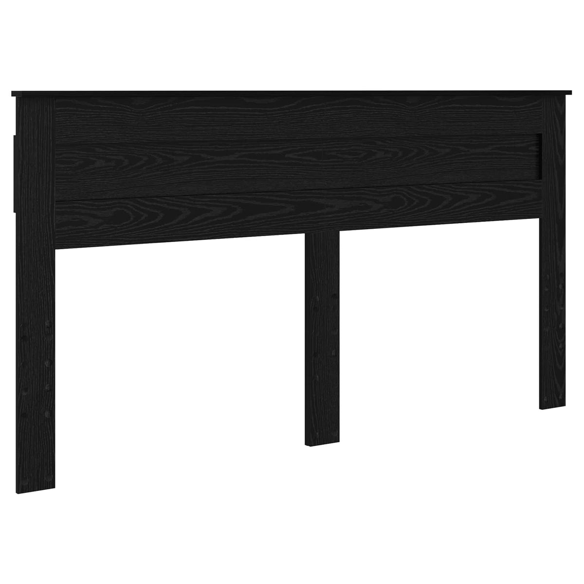 vidaXL Bed Frame Plain with Storage Black 200 x 200 cm Solid Pine Wood 6