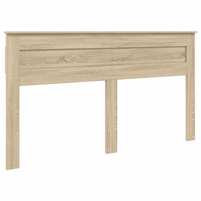 vidaXL Bed Frame with Headboard Sonoma 200 x 200 cm Solid Pine Wood 6