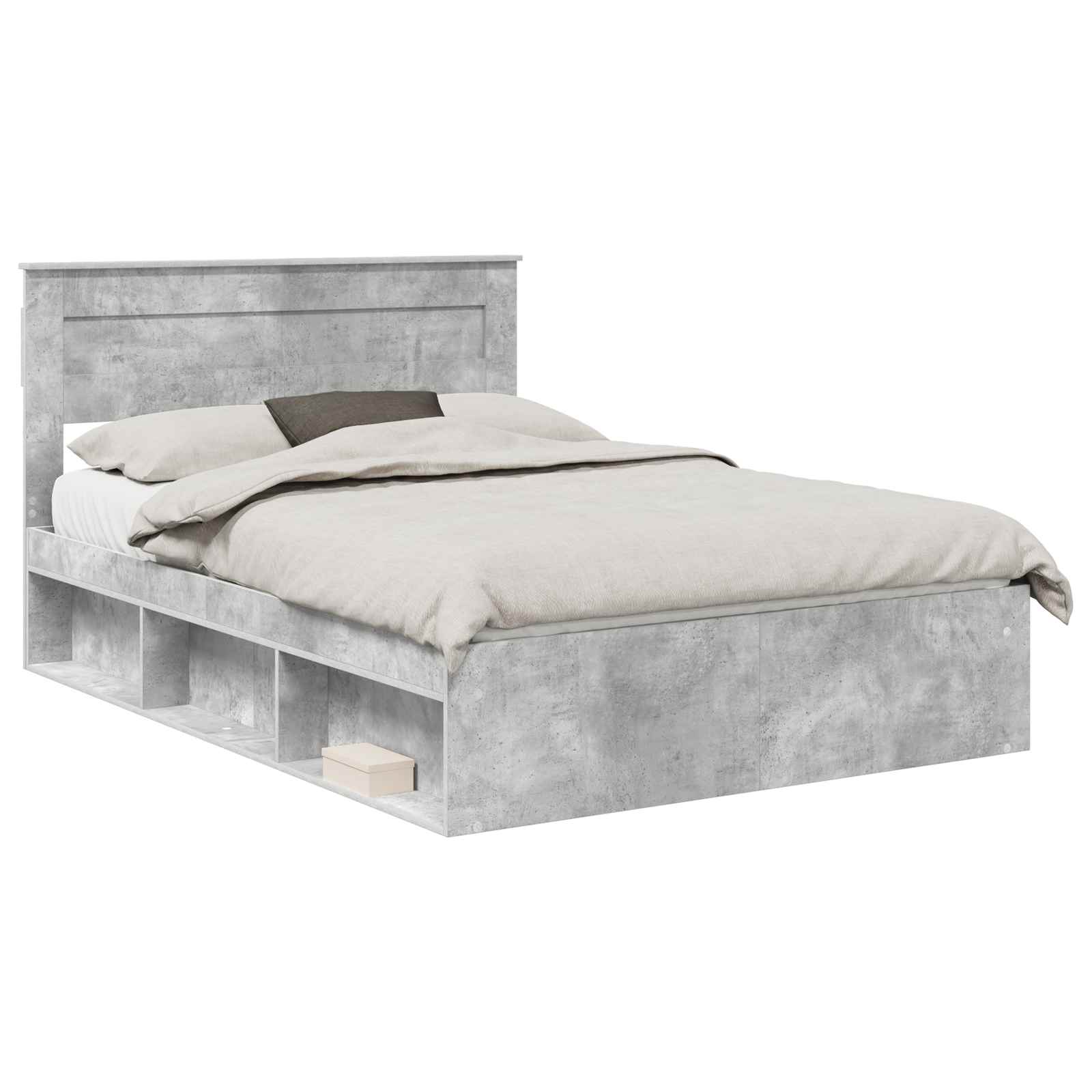 vidaXL Bed Frame with Headboard Concerte 160 x 200 cm Solid Pine Wood 2