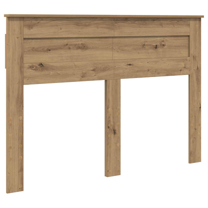vidaXL Bed Frame Artisian Oak 140 x 190 cm Solid Pine Wood 6