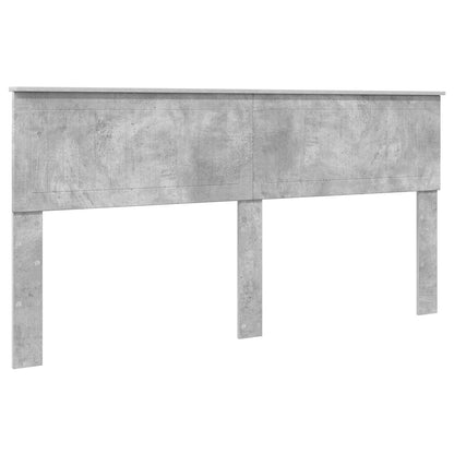 vidaXL Bed Frame Concrete Grey 180 x 200 cm Solid Pine Wood 6