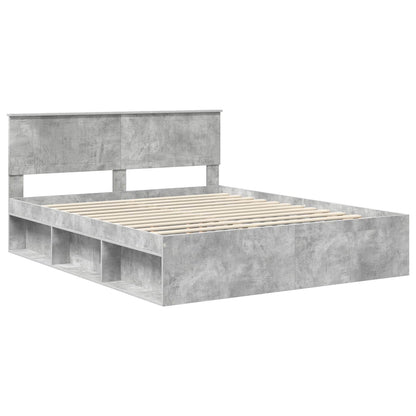 vidaXL Bed Frame with Headboard Concerte 160 x 200 cm Solid Pine Wood 4