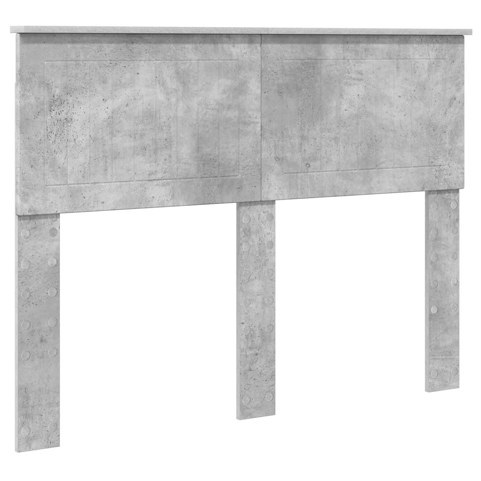 vidaXL Bed Frame Concerte Grey 135 x 190 cm Solid Pine Wood 6