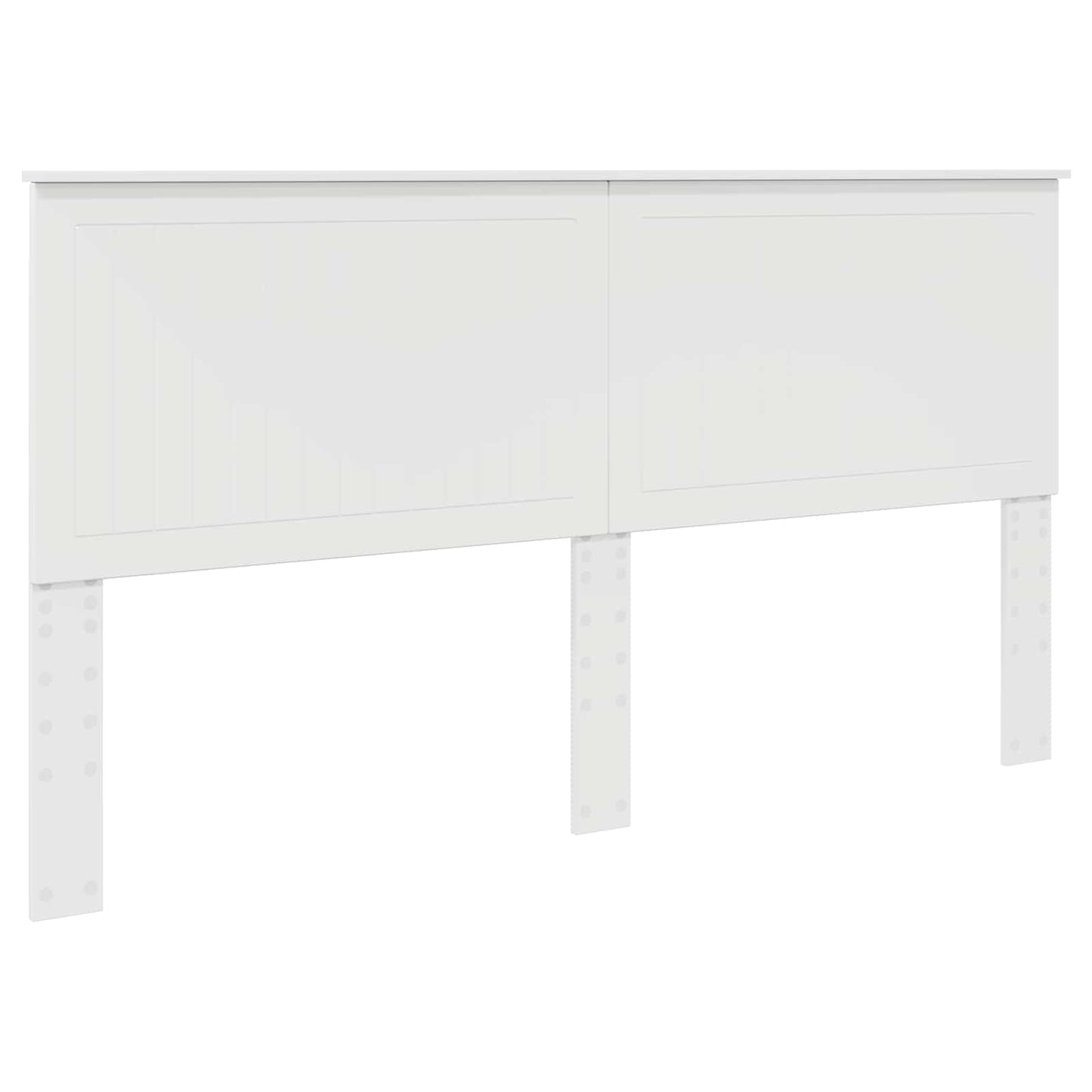 vidaXL Bed Frame with Headboard White 180 x 200 cm Solid Pine Wood 6