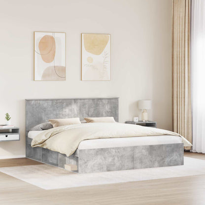 vidaXL Bed Frame with Headboard Concerte 180 x 200 cm Solid Pine Wood 3