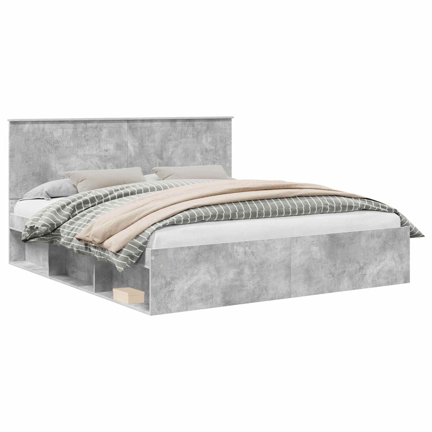 vidaXL Bed Frame with Headboard Concerte 180 x 200 cm Solid Pine Wood 2