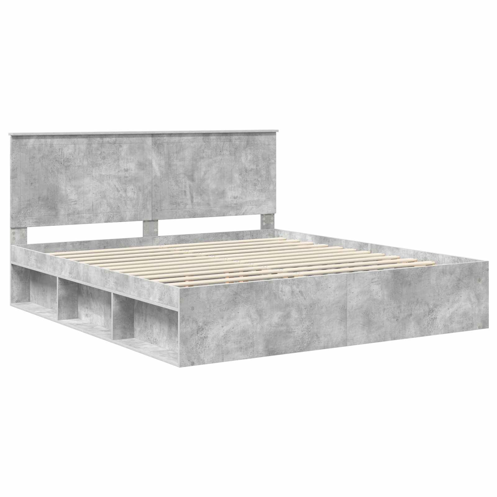 vidaXL Bed Frame with Headboard Concerte 180 x 200 cm Solid Pine Wood 4
